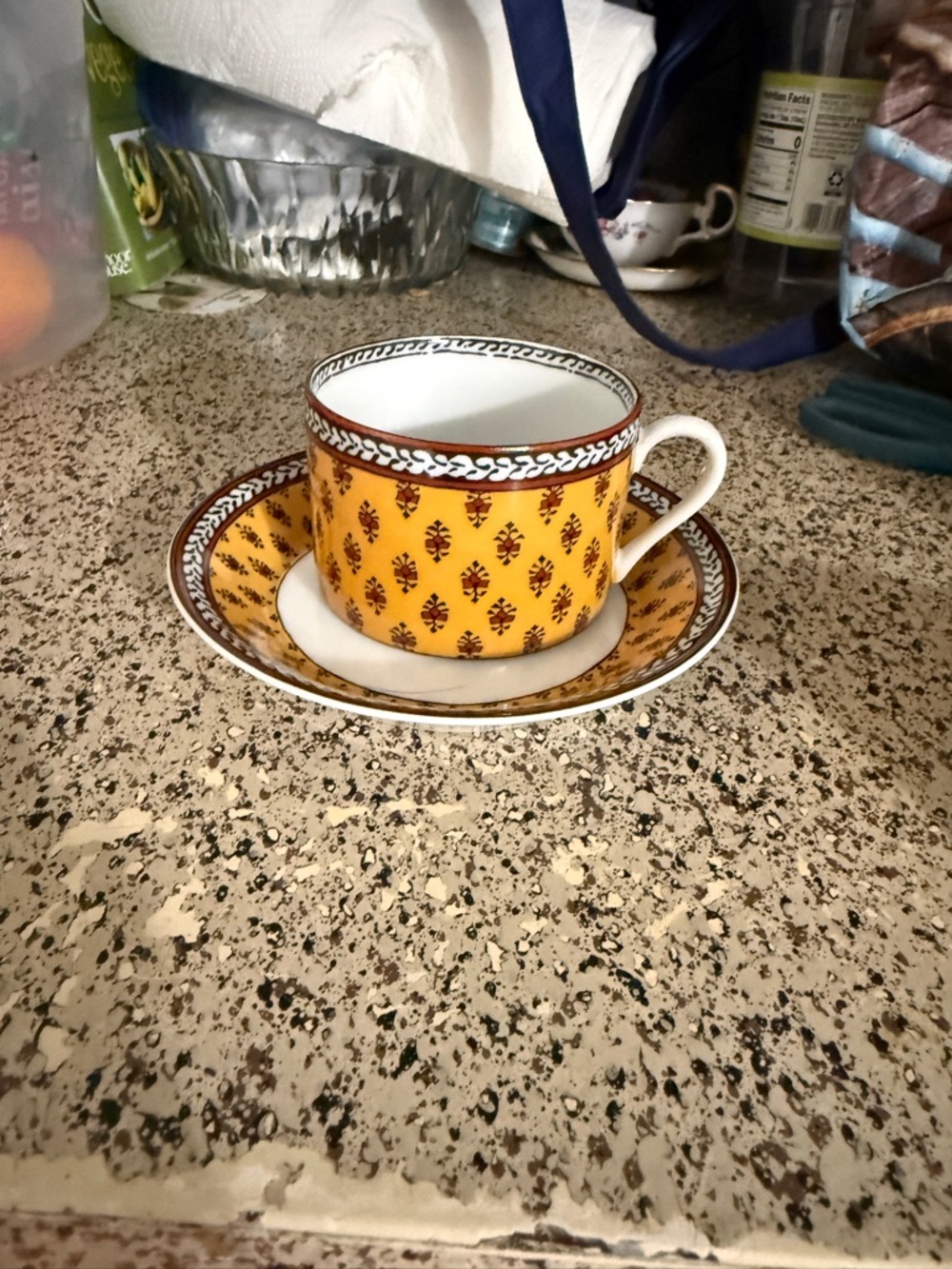 Vintage 1978 Fitz and Floyd Avignon Cup and Saucer